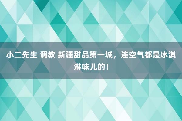 小二先生 调教 新疆甜品第一城，连空气都是冰淇淋味儿的！