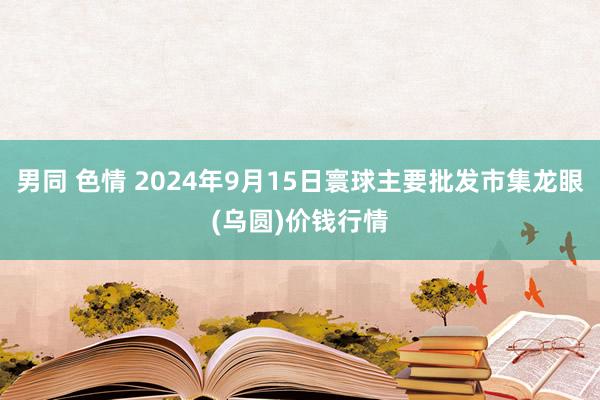 男同 色情 2024年9月15日寰球主要批发市集龙眼(乌圆)价钱行情