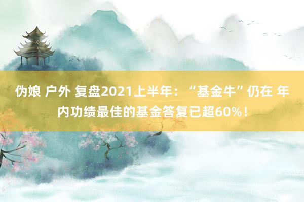 伪娘 户外 复盘2021上半年：“基金牛”仍在 年内功绩最佳的基金答复已超60%！