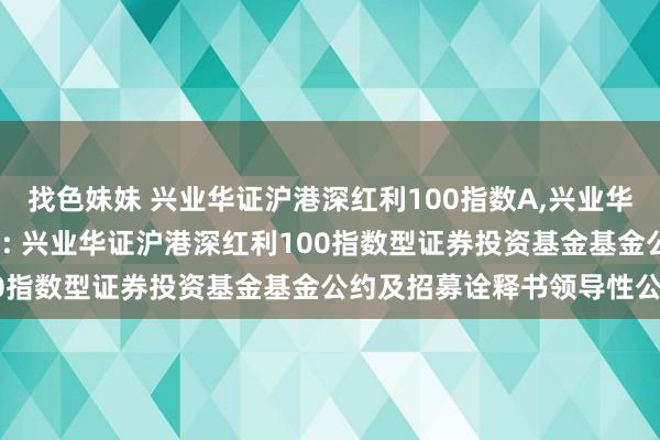 找色妹妹 兴业华证沪港深红利100指数A,兴业华证沪港深红利100指数C: 兴业华证沪港深红利100指数型证券投资基金基金公约及招募诠释书领导性公告