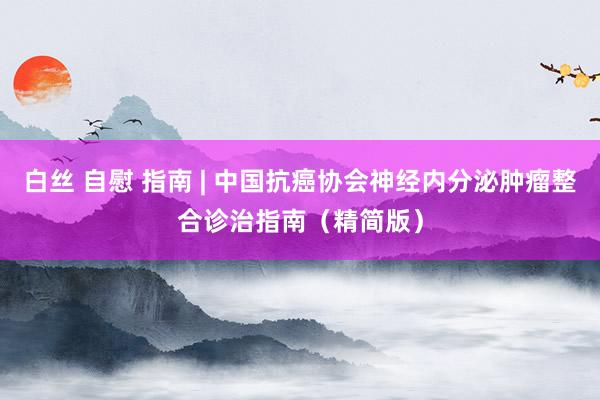 白丝 自慰 指南 | 中国抗癌协会神经内分泌肿瘤整合诊治指南（精简版）