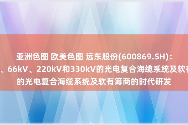 亚洲色图 欧美色图 远东股份(600869.SH)：已完成不异35kV、66kV、220kV和330