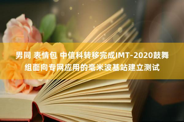 男同 表情包 中信科转移完成IMT-2020鼓舞组面向专网应用的毫米波基站建立测试