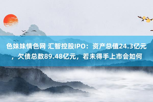 色妹妹情色网 汇智控股IPO：资产总值24.3亿元，欠债总数89.48亿元，若未得手上市会如何