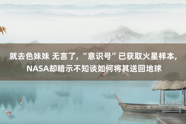 就去色妹妹 无言了, “意识号”已获取火星样本, NASA却暗示不知谈如何将其送回地球